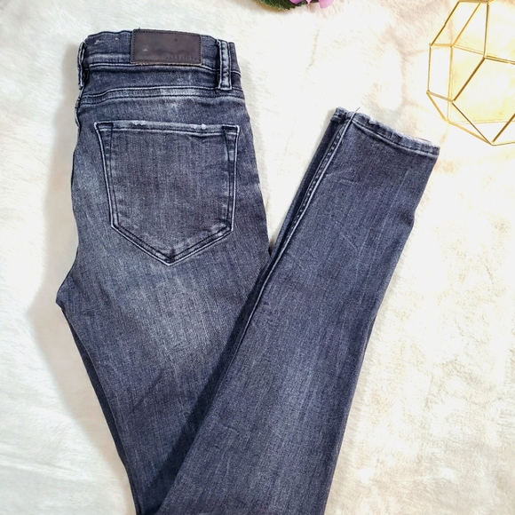 AllSaints Track Jeans Sz 26 - Picture 5 of 6